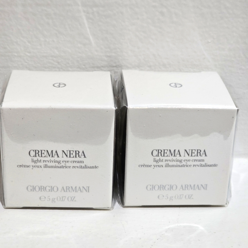 GIORGIO ARMANI CREMA NERA LIGHT REVIVING EYE CREAM (×2)
